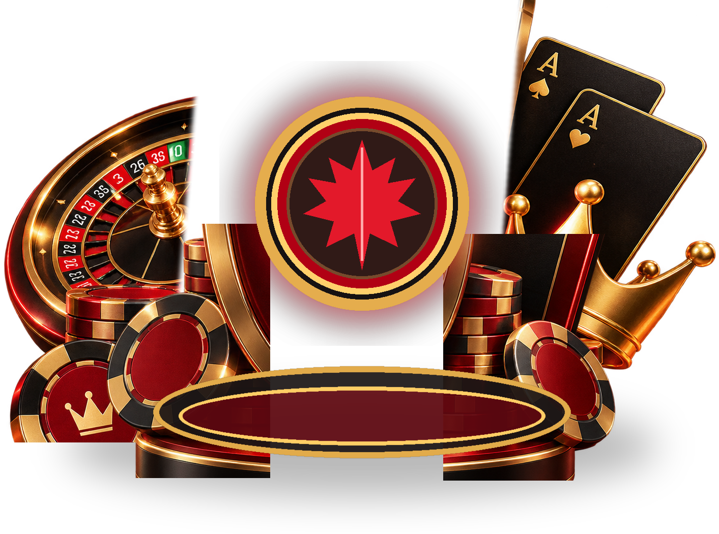 Casino themed composition representing Bodog Casino in Canada