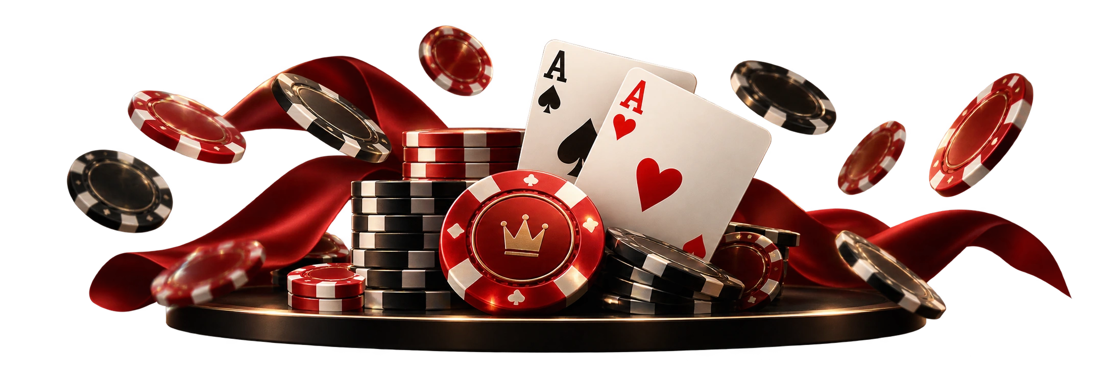 Poker cards and chips representing poker at Bodog Casino